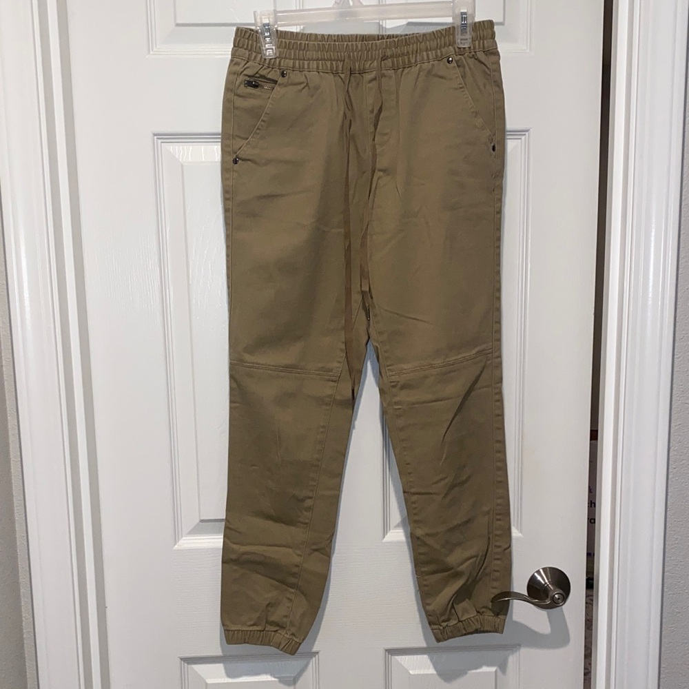 S Tan Jogger Pants